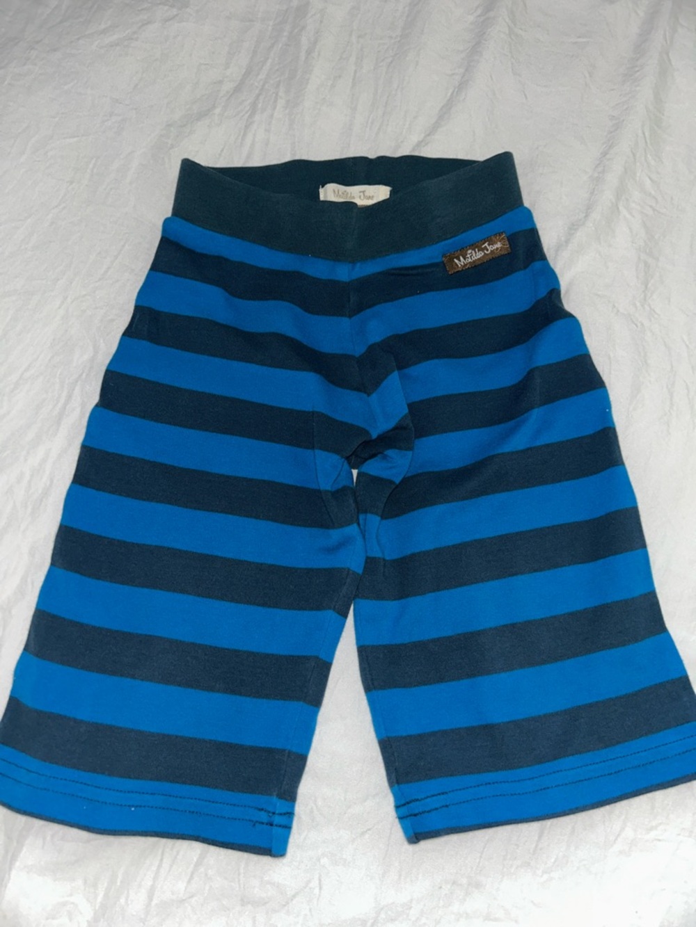 Matilda Jane Blue & Navy Wide Stripe Kids Shorts
